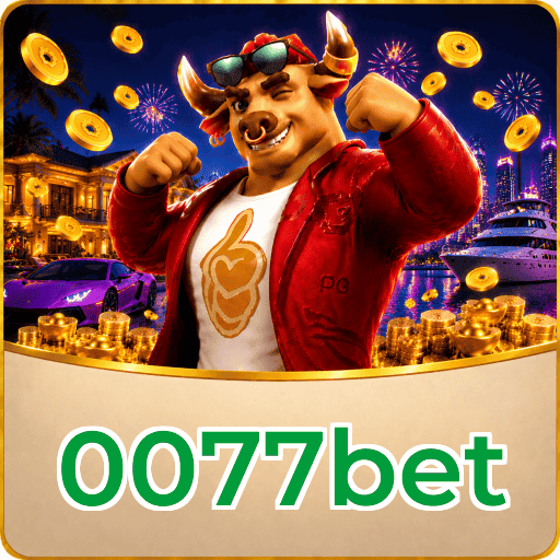 Interface do aplicativo 0077bet mostrando jogos disponíveis no iOS e Android
